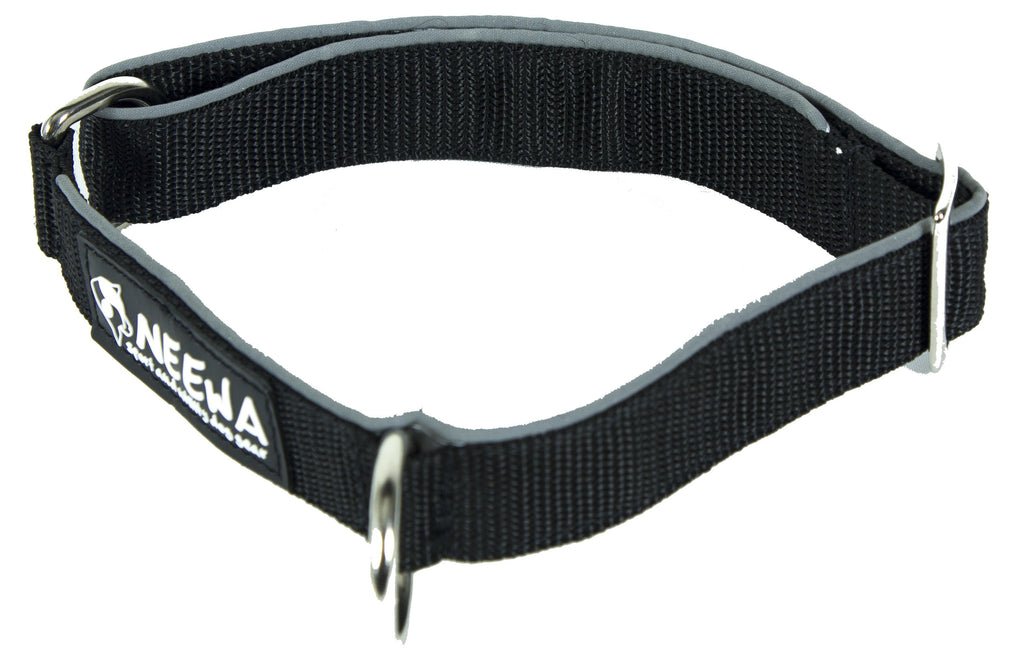 O-Ring Dog Collar - Black Dog Collar Metal Ring