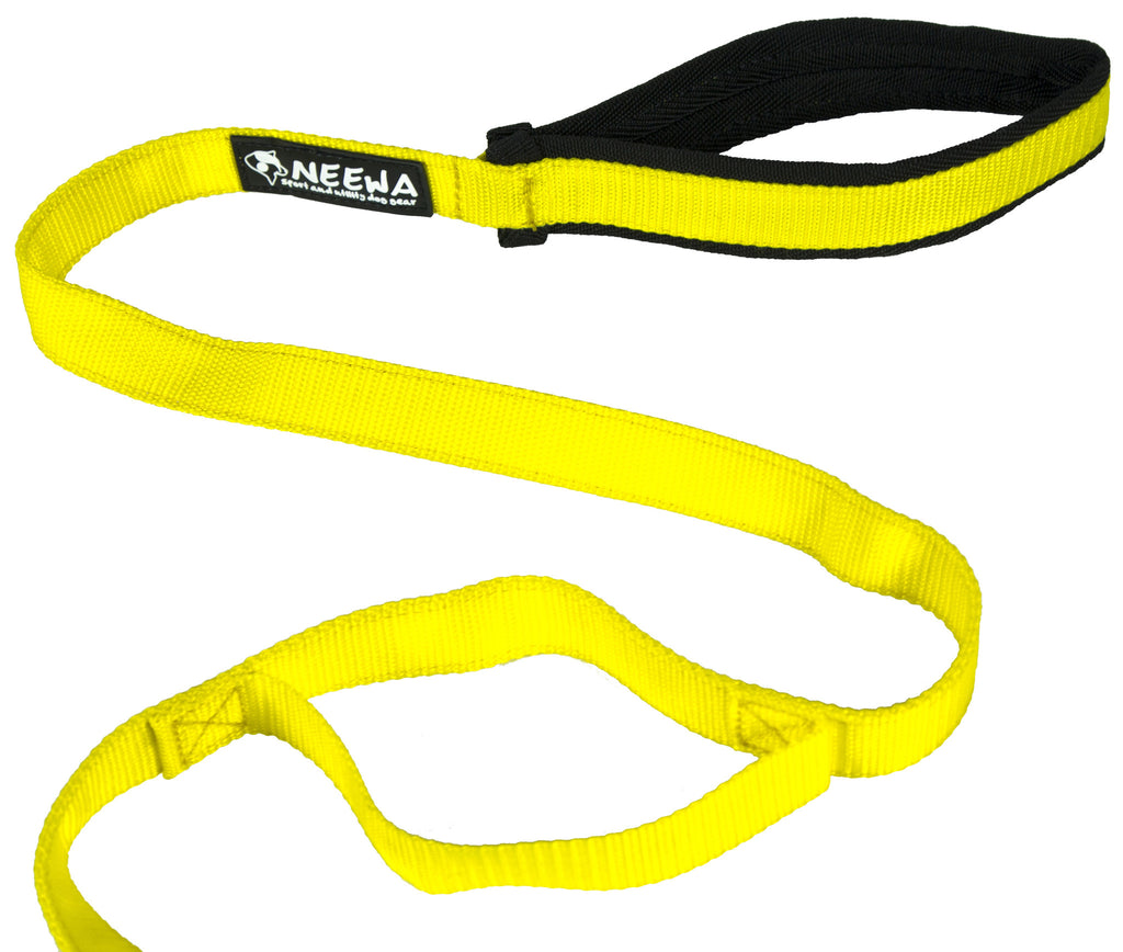 Dog Leash With Handle - Yellow Leash - Neewa