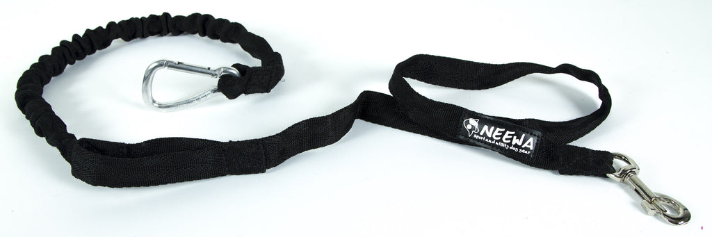Tug Line With Bungee Leash - Black Leash - Neewa