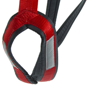 X-Back Racing Harness - Red Harness Close Up - Neewa