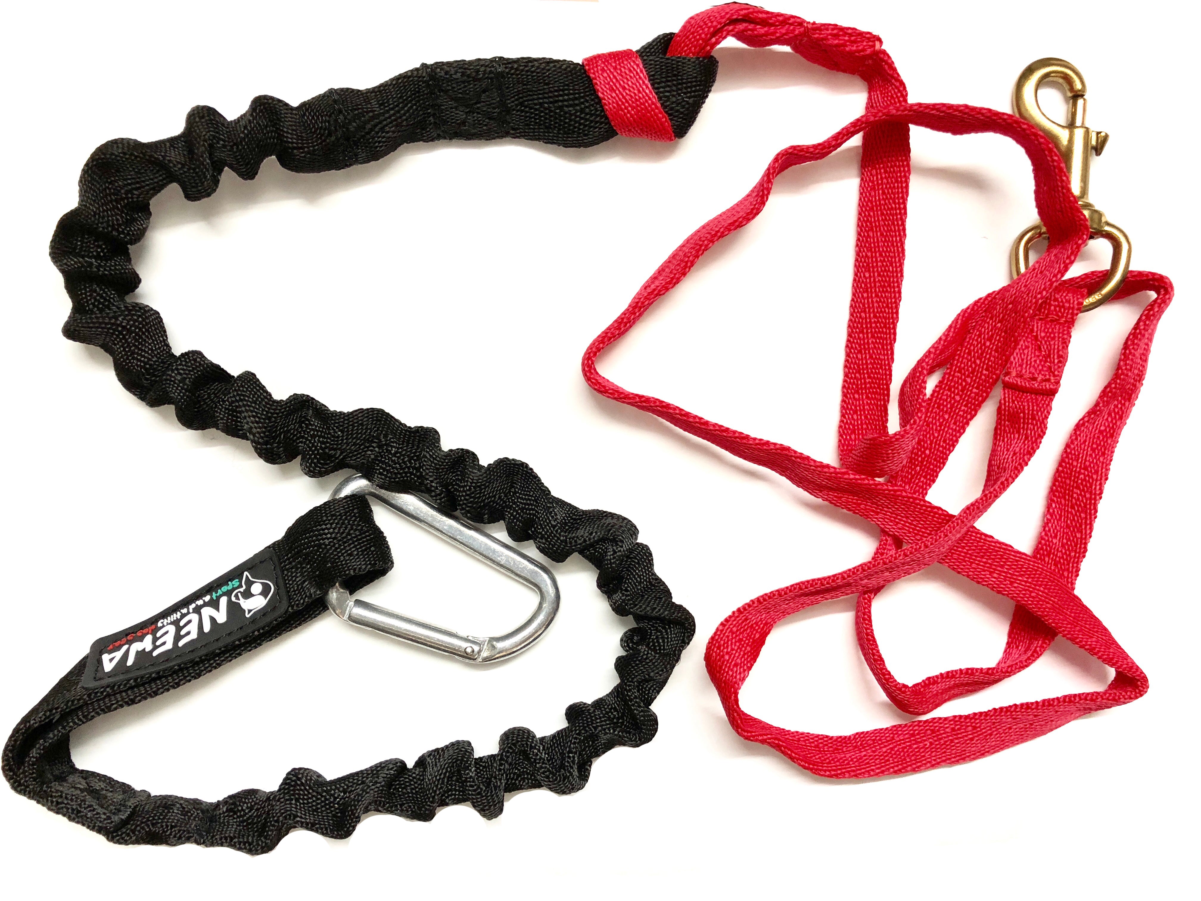 Racing Tug Line with Bungee Leash - Red Leash