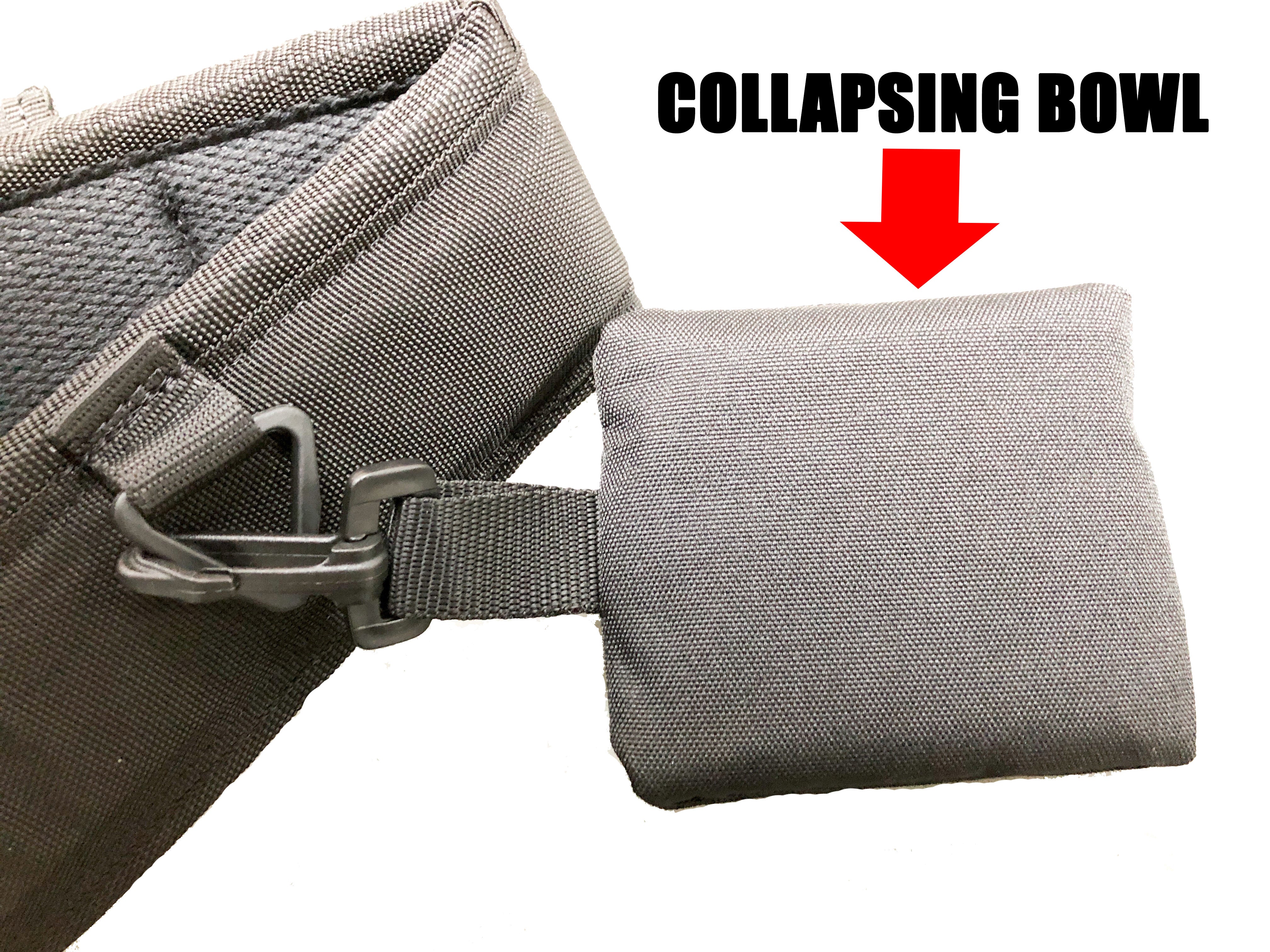 Hands Free Trekking Belt with pocket - Collapsing Bowl